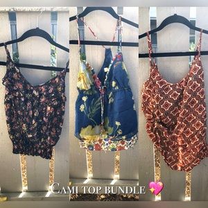 3 camisole blouses